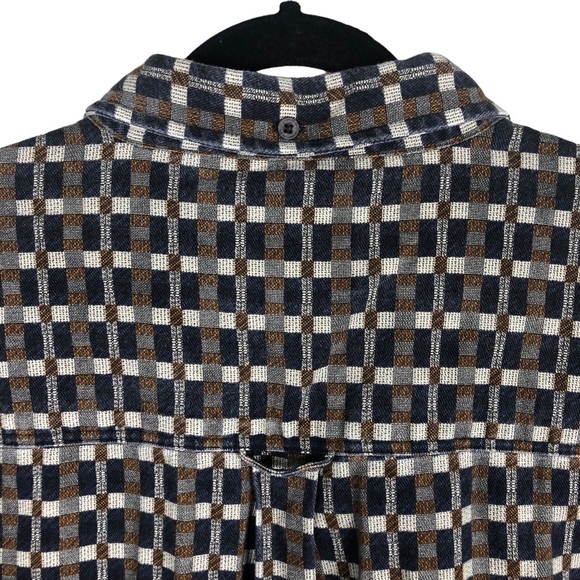 Vintage The Territory Ahead XXL Button Up Shirt Plaid Heavyweight 80s 90s Retro - Picture 5 of 11